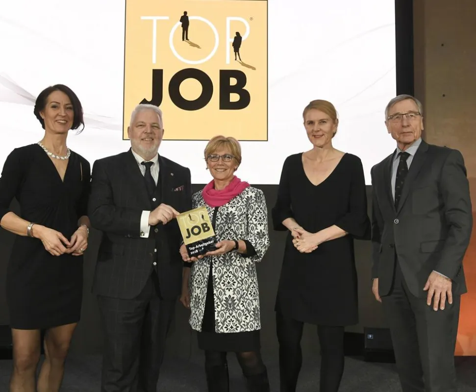 Die Select GmbH bei der Top Job Verleihung 2018