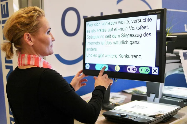 Bild: SightCity in Frankfurt: Größte Hilfsmittelmesse der Welt für Sehbehinderte und Blinde