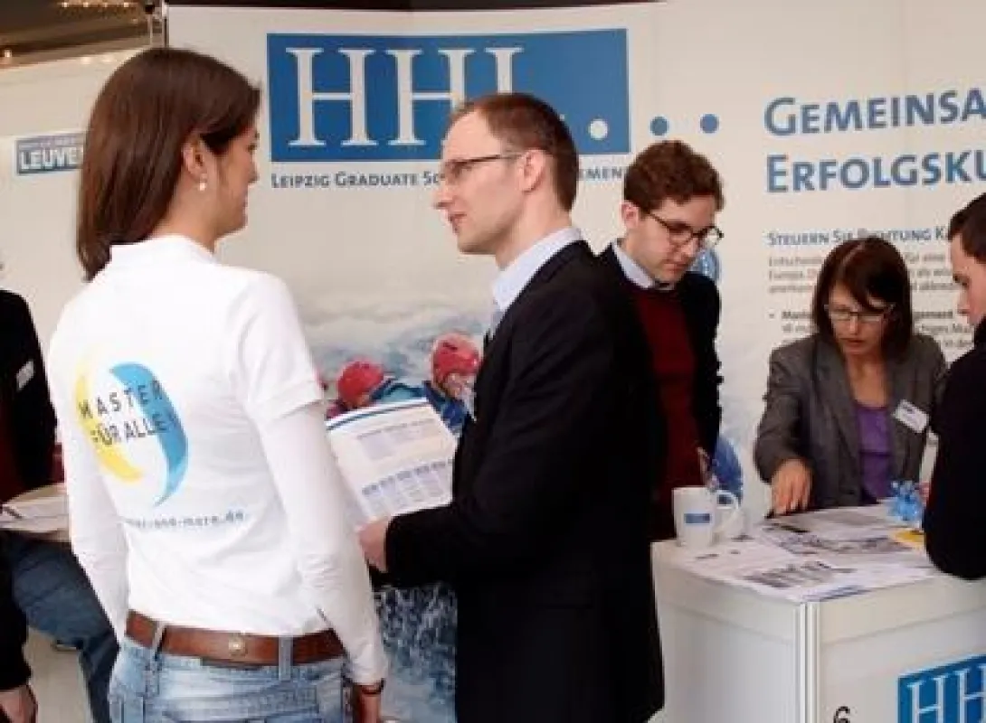 Ein breites Angebot an Masterstudiengängen wurde den Besuchern geboten.