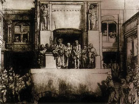 Bild: Chronik eines angekündigten Todesurteils - Radio Tyrus berichtet live vom Prozess um Jesus von Nazareth