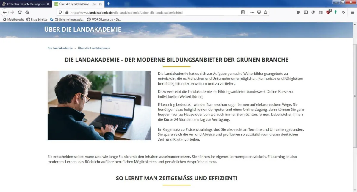 Sachkunde Pflanzenschutz: E-Learning mit dem Online-Kurs von Landakademie.de.