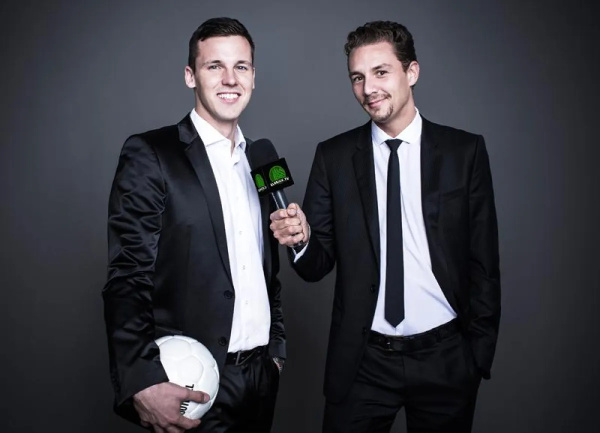 [Foto: ELBKICK.TV_Gründer_ Axel_Möring_ und_ Jurek_Rohrberg_2012]  Foto: ELBKICK.TV