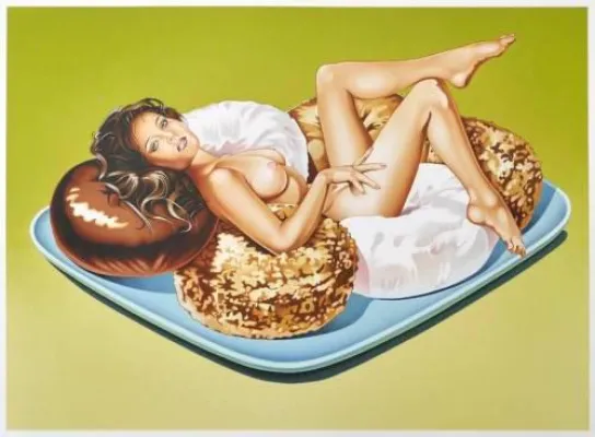 Bild: Mel Ramos "Donuts 2018" - Das letztes Bild vor seinem Tod