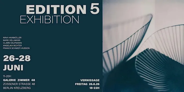 Bild: Ausstellung EDITION 5 in Berlin: Fünf Perspektiven zur Neuverhandlung bildnerischer Wirklichkeiten