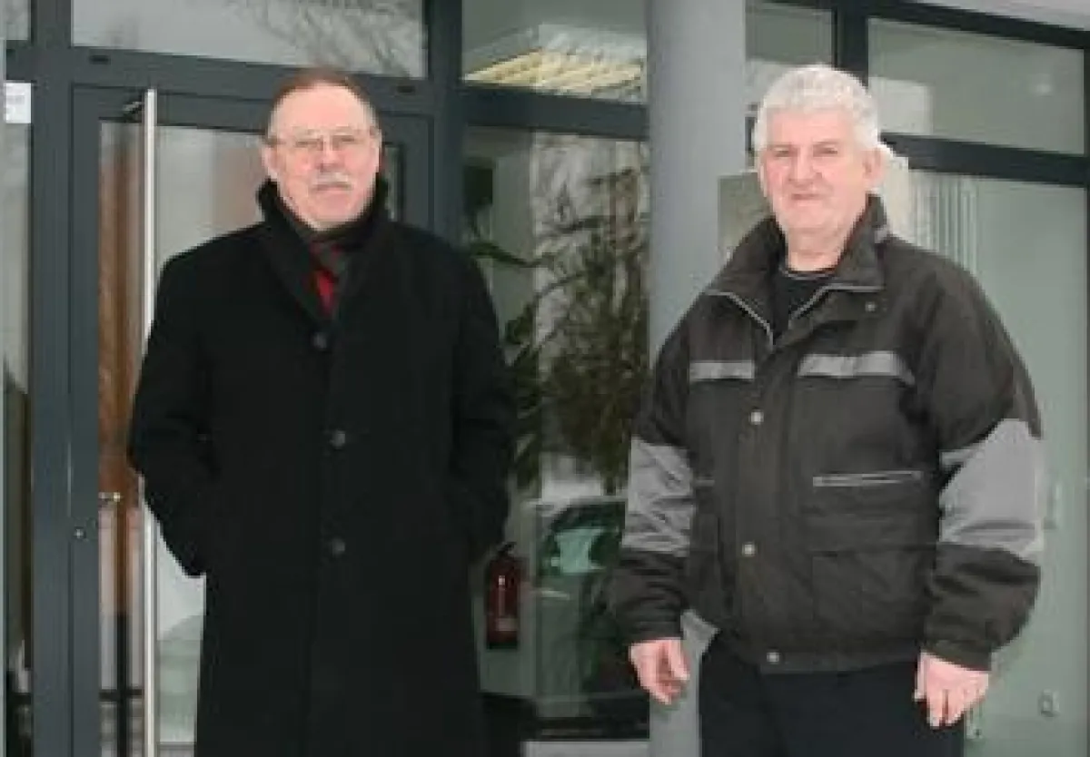 Jörg Wiesmann (l.) und Herbert Speckbacher sehen wesentliche Vorteile in Zeitarbeit