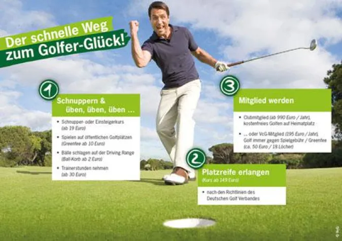 Bild: Der schnelle Weg zum Golfer-Glück