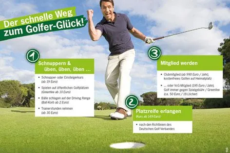 Bild: Der schnelle Weg zum Golfer-Glück