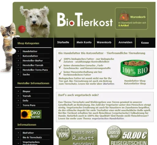 Bild: Bio-Tierkost beendet Vertriebspartnerschaft mit Karlie aus ethischen Gründen