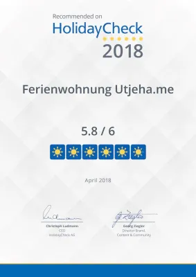 Montenegro Ferienwohnungen UTJEHA erneut unter den am besten bewerteten Unterkünften Bild: Montenegro Ferienwohnungen UTJEHA erneut unter den am besten bewerteten Unterkünften