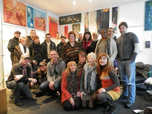 Bild: Die Künstlergruppe NEANDERARTgroup freut sich auf ein kunstvolles 2013