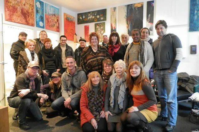 Bild: Die Künstlergruppe NEANDERARTgroup freut sich auf ein kunstvolles 2013