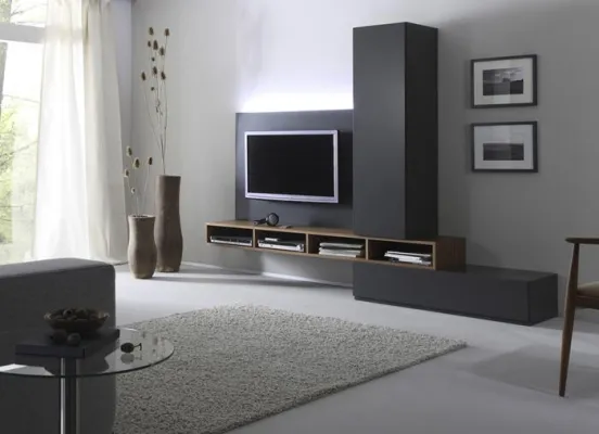Bild: Moderne TV-Technik trifft Wohndesign