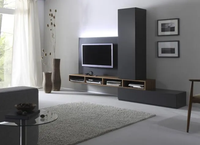 Bild: Moderne TV-Technik trifft Wohndesign