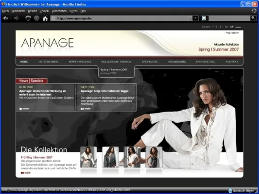 Bild: Apanage: Anziehende Wirkung ab sofort auch im Internet