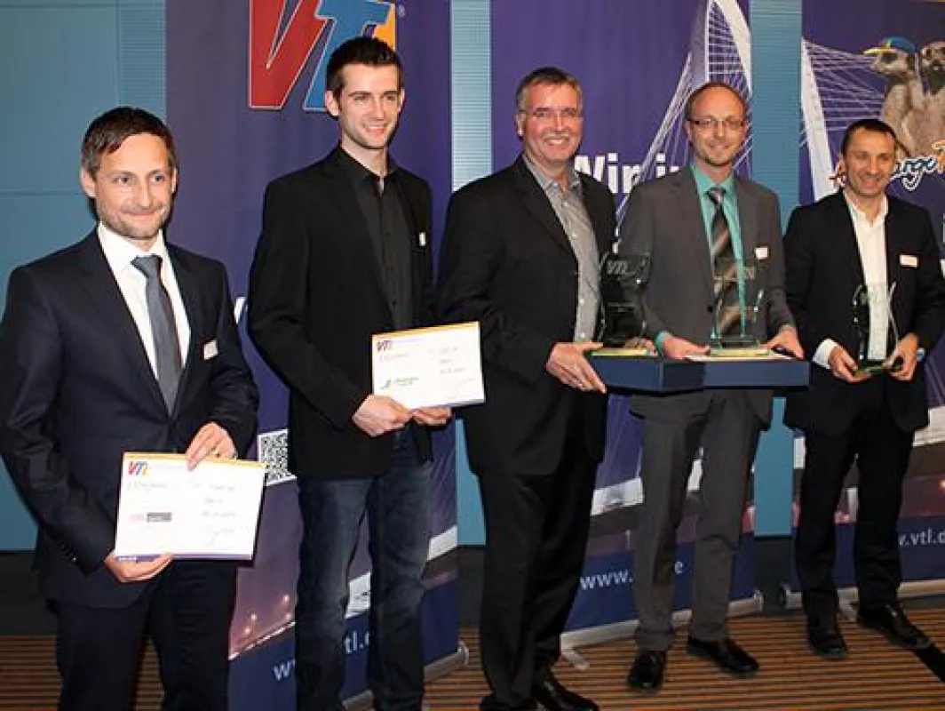 v.l. M. Rau (CFL), S. u. A. Schenkelberg (Schenkelberg), M. Sander (Kunzendorf), M. Valette (CFL)