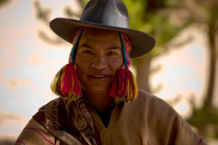 Ehemaliger Präsident der Q`eros-Nation in Deutschland Bild: Ehemaliger Präsident der Q`eros-Nation in Deutschland