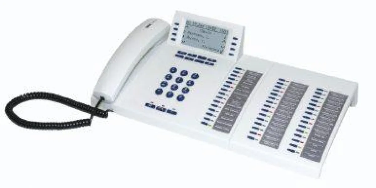 Alles unter Kontrolle - Das COMfortel 2500 AB von Auerswald eignet sich optimal als Rezeptionstelefon