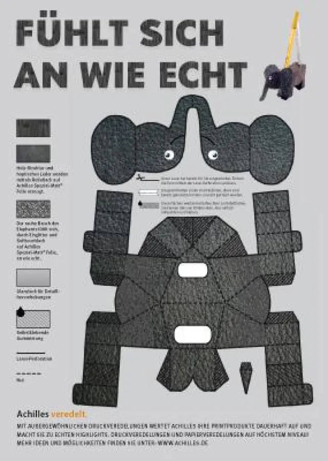 Hinter dem Konzept von Tünya Özdemir steht die Idee, dass ein Werbeplakat durch ein wenig kreative U