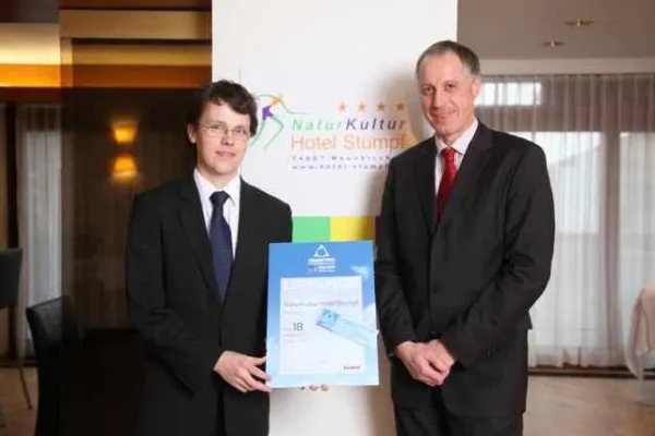 NaturKulturHotel Stumpf punktet beim wichtigsten Hotel-Wettbewerb Bild: NaturKulturHotel Stumpf punktet beim wichtigsten Hotel-Wettbewerb