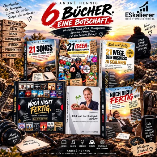 Der ESkalierer veröffentlicht fünf Bücher gleichzeitig Bild: Der ESkalierer veröffentlicht fünf Bücher gleichzeitig