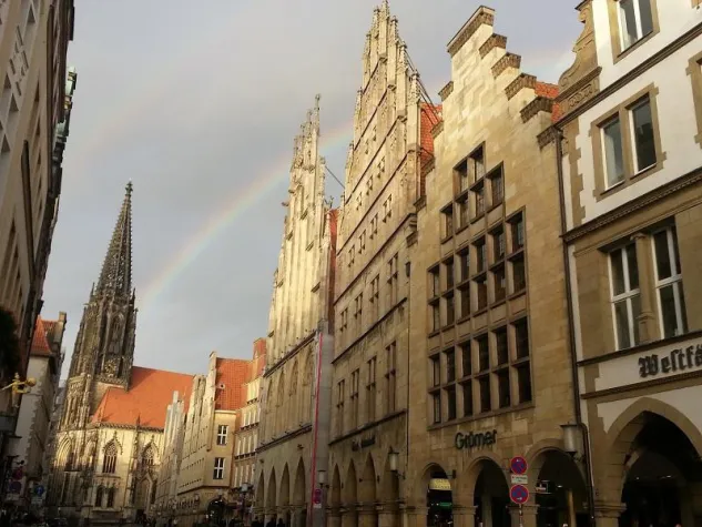 Bild: Münsterland ist dünn besiedeltes Bauernland - ein Paradies