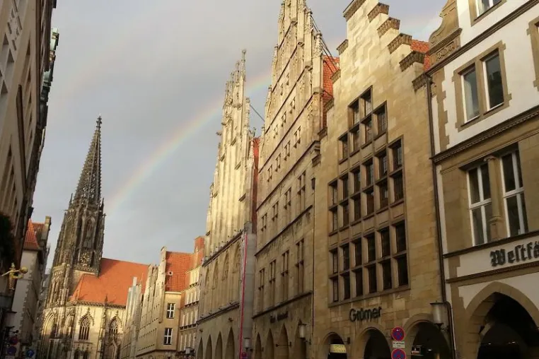 Bild: Münsterland ist dünn besiedeltes Bauernland - ein Paradies