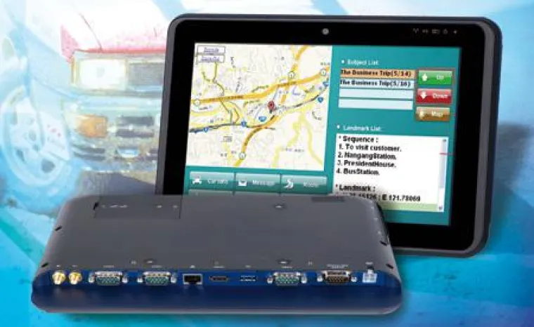 Bild: Fahrzeug – PC mit großem Display