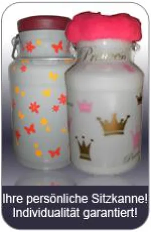 Bild: Die MySika-Sitzkanne. Das Sitzmöbel im "kuh"len Design. Das Weihnachtsgeschenk 2012