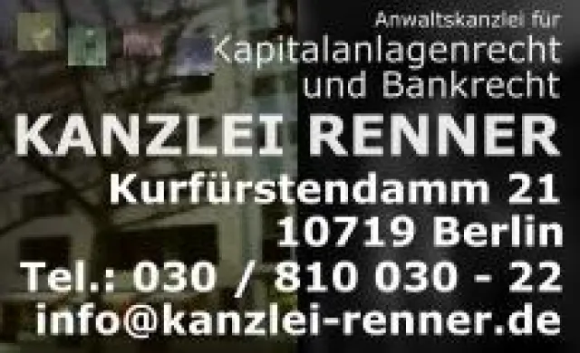 Bild: PRORENDITA 5: Landgericht Mannheim verurteilt zum Schadenersatz