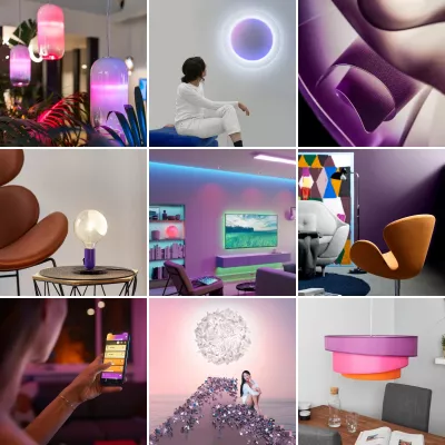 Bild: PANTONE-Farbe des Jahres - Lampenwelt.de präsentiert Lichtideen rund um Very Peri