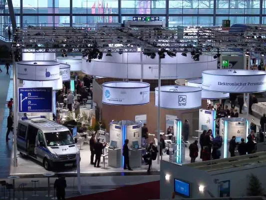 Bild: Global Sunshine Entertainment begleitete Messeauftritt der Bundesverwaltung auf der CeBIT 2009