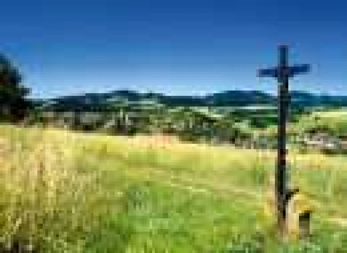 Wanderwege in Bayern Wegkreuz