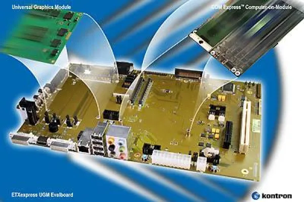 Bild: Kontron Evaluation-Board für COM Express und UGM Module