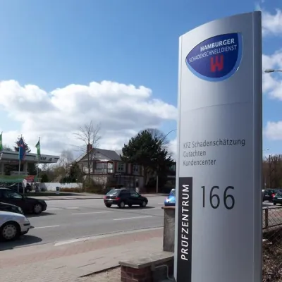 Bild: Hamburger Schadenschnelldienst macht seine Dienstleistung sichtbarer mit Streudesign.