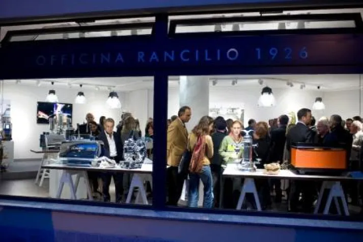 Erfolgreiche Eröffnung der Officina Rancilio 1926 Bild: Erfolgreiche Eröffnung der Officina Rancilio 1926