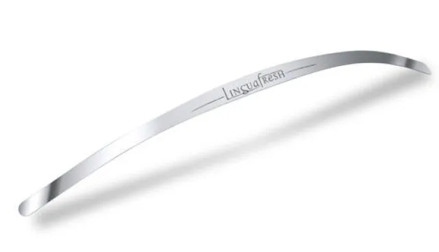 Bild: Zungenreinigung ist effizient gegen Mundgeruch