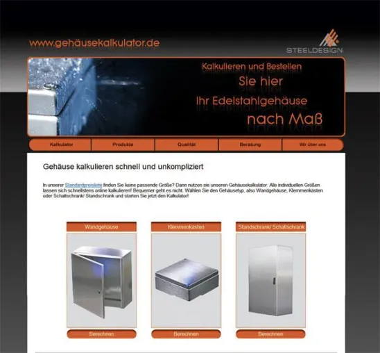 Bild: Neuer Service von STEELDESIGN – Edelstahlgehäuse online kalkulieren