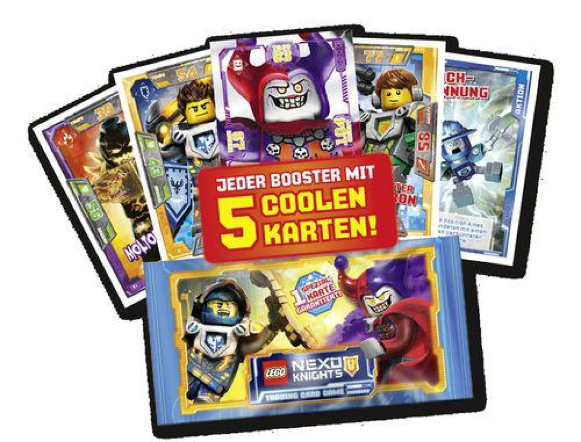 Das LEGO NEXO KNIGHTS TRADING CARD GAME ist da