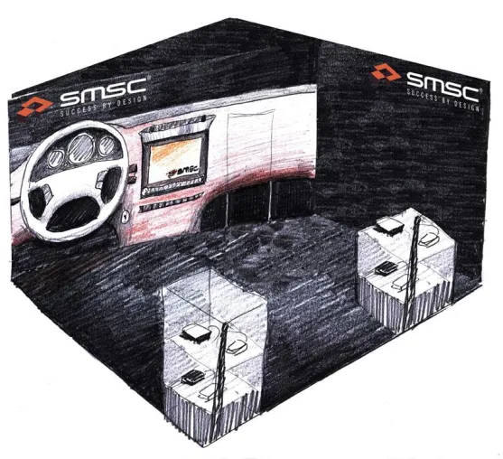 Bild: SMSC präsentiert seine Automotive Connectivity Lösungen auf der Embedded World