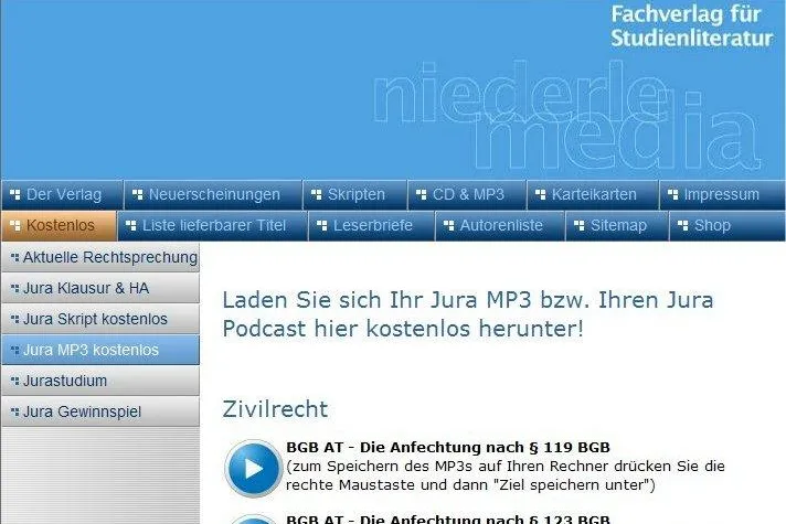 Bild: Jura für den MP3-Player