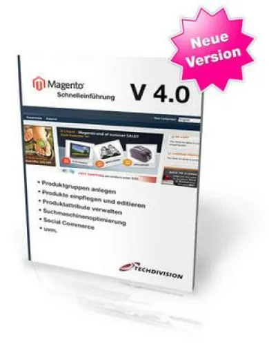 Kostenlose Magento-Schnelleinführung in überarbeiteter Auflage erschienen Bild: Kostenlose Magento-Schnelleinführung in überarbeiteter Auflage erschienen