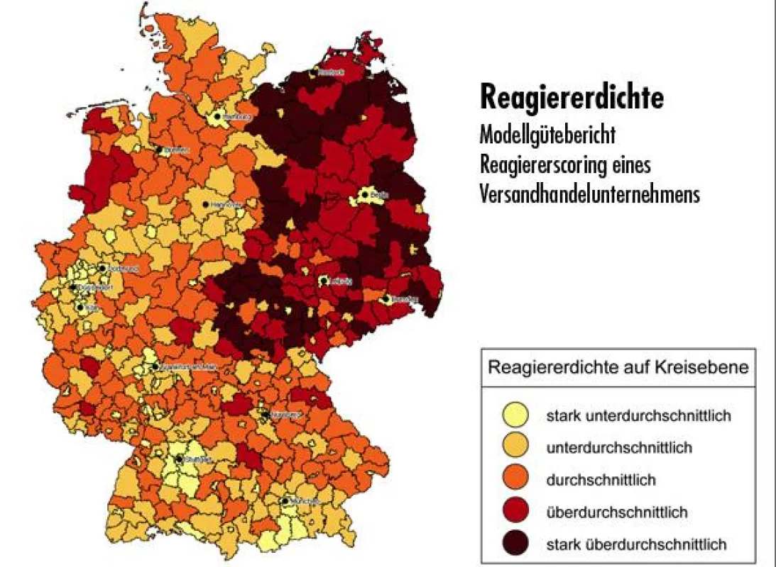 Reagiererdichte nach Kreisen