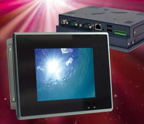 Bild: ARM-based Panel-PC bietet IP65 frontseitig