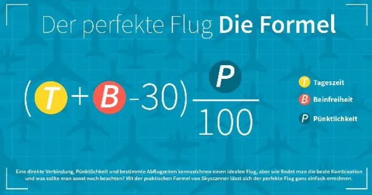 Bild: Formel für den perfekten Flug: Morgens, pünktlich und mit Beinfreiheit