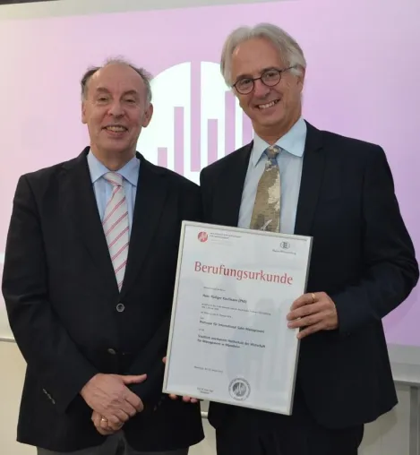 HdWM: Informationstag mit Antrittsvorlesung von Prof. Kaufmann über Management, Diversität u. Entrepreneurship Bild: HdWM: Informationstag mit Antrittsvorlesung von Prof. Kaufmann über Management, Diversität u. Entrepreneurship