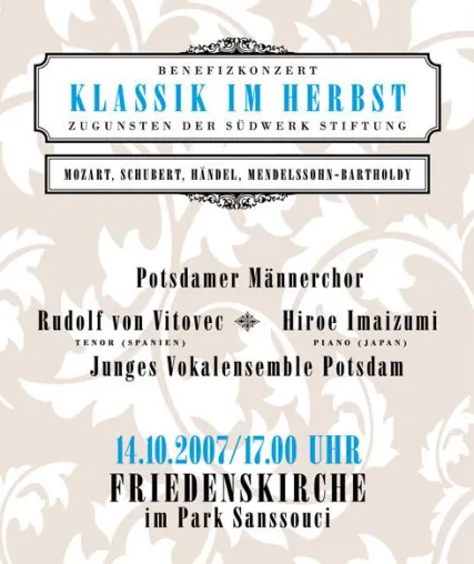 Klassik im Herbst - Gesundheit für Ecuador Bild: Klassik im Herbst - Gesundheit für Ecuador