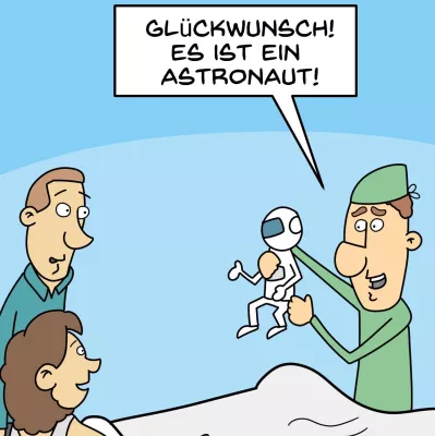 Bild: Der Schweizer Marsianer Steve Schild mit weiteren Weltrekorden und einem Kinderbuch
