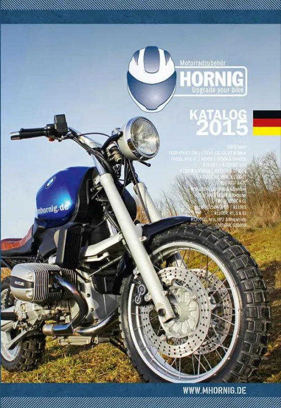 BMW Motorradzubehör Katalog 2015 von Hornig