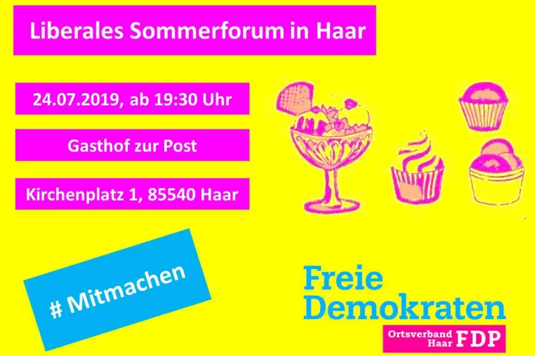 Liberales Sommerforum in Haar Bild: Liberales Sommerforum in Haar