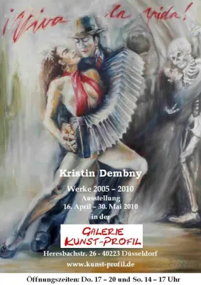 Bild: Ausstellungseröffnung Kristin Dembny in der Galerie Kunst-Profil